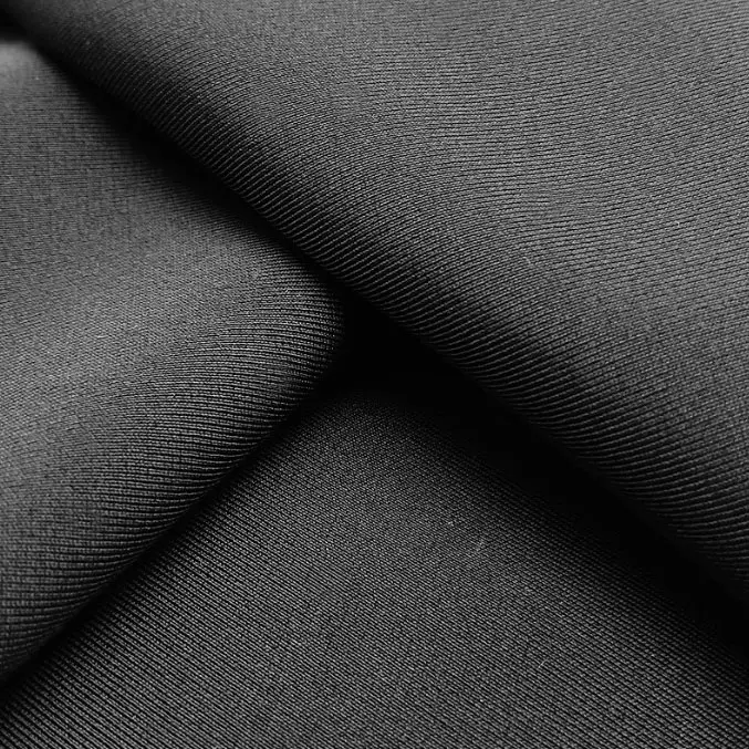Dupont Lycra swimming cloth four side elastic single side warp knitted nylon plain fabric nylon matte knitted swimsuit fabric (6).jpg